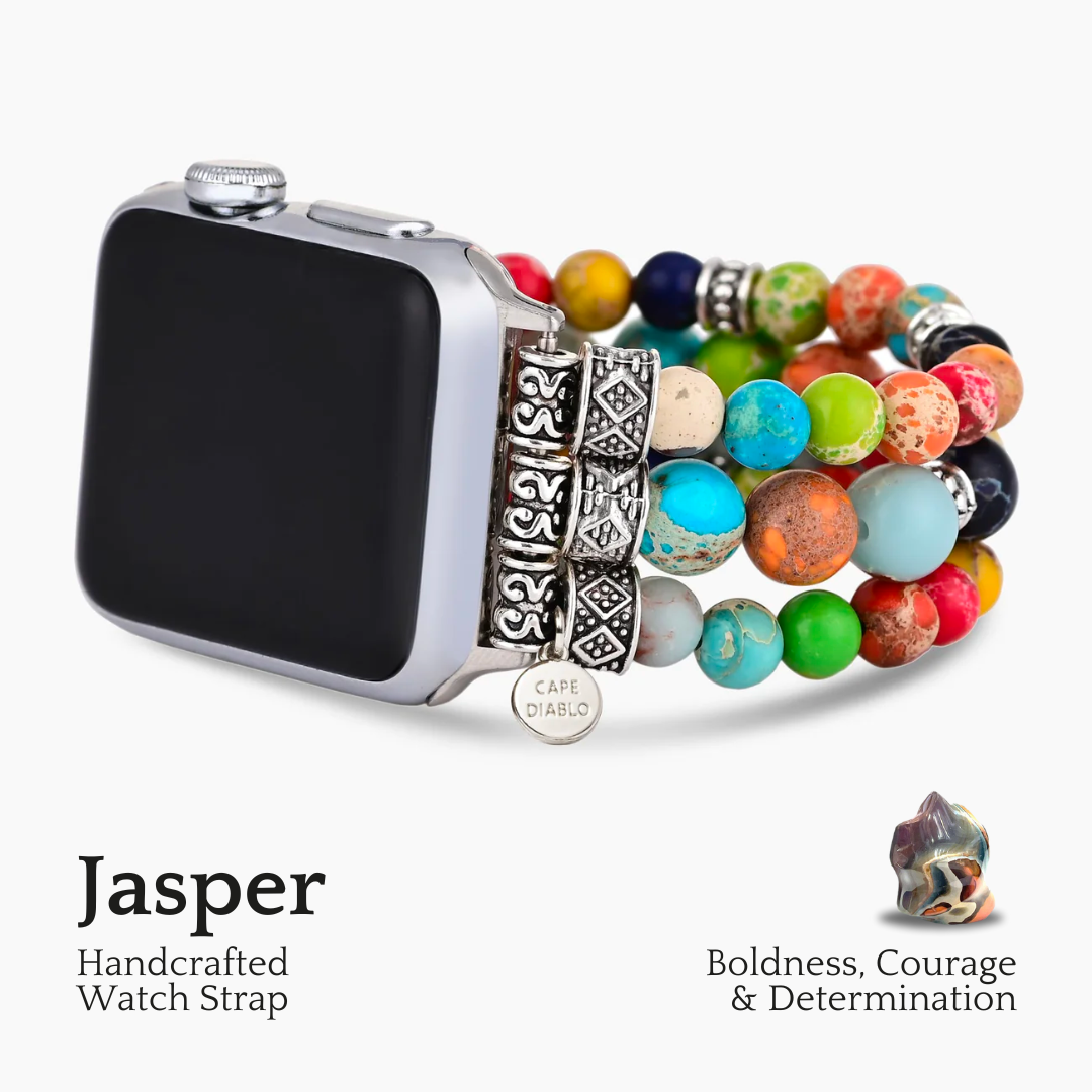Pulseira Vibrante para Apple Watch com Estiramento de Chakra