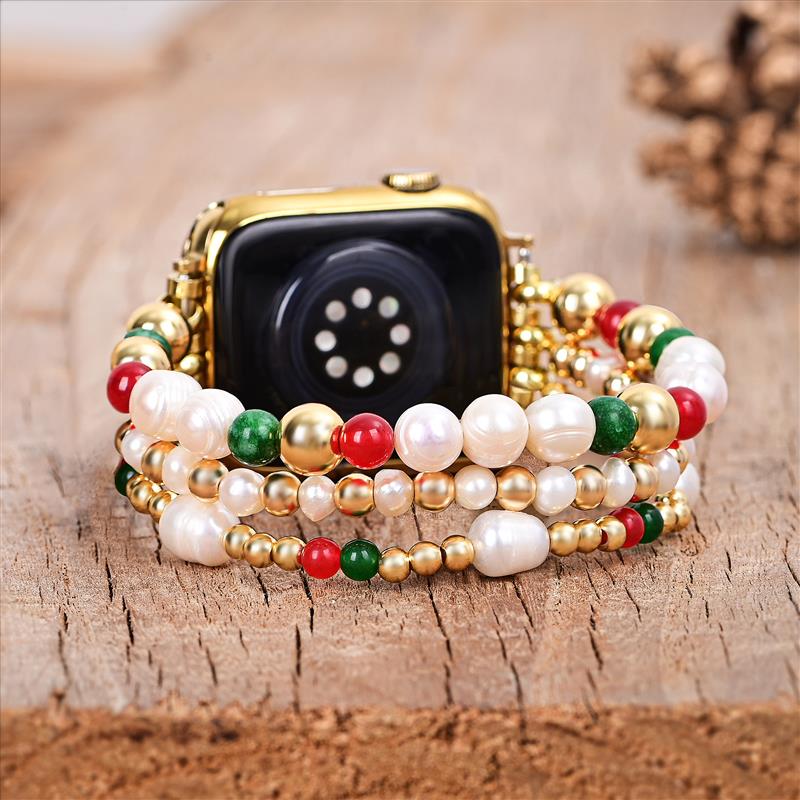 Correia Elástica Christmas Starlight para Apple Watch