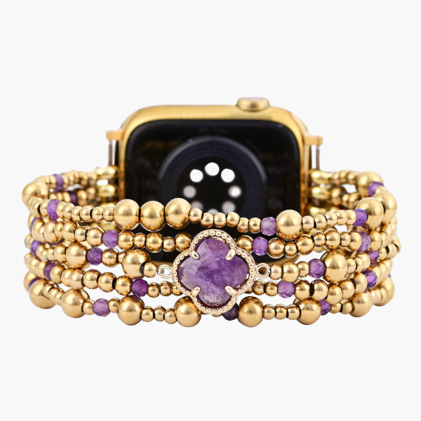 Correia elástica de proteção Imperial Amethyst para Apple Watch