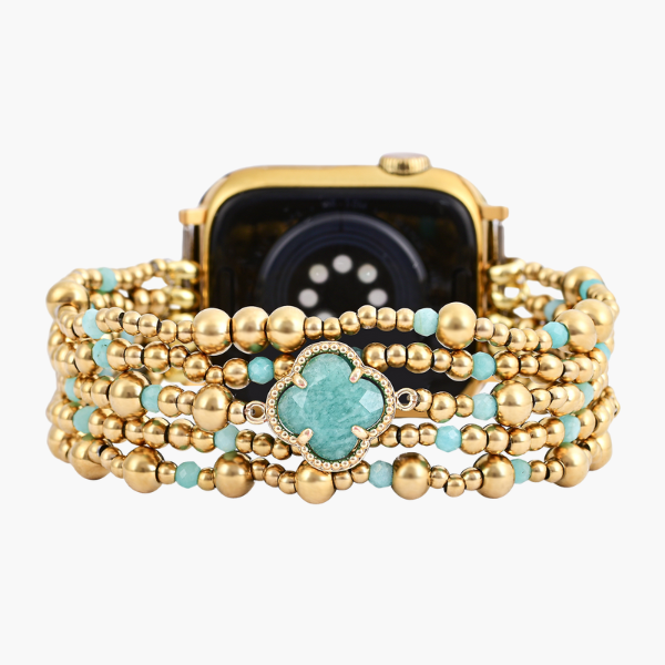 Pulseira Elástica Encanto de Amazonite para Apple Watch