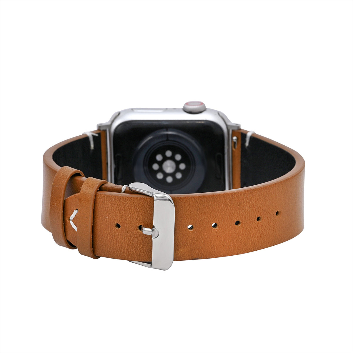 Correia de couro azul para Apple Watch masculina
