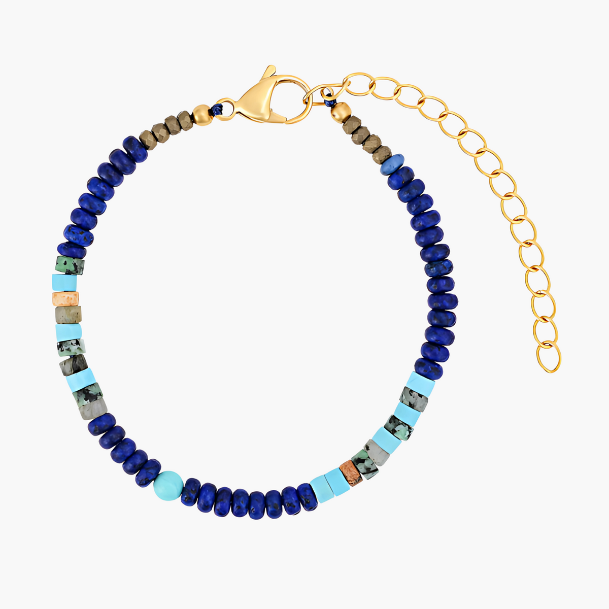 Pulseira Horizonte Azul Profundo para Homem