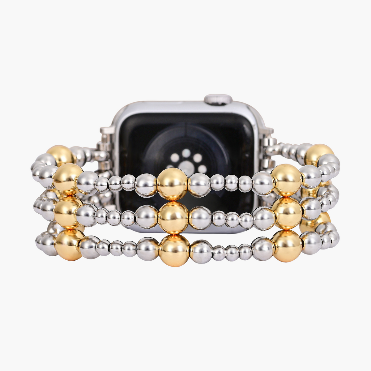 Pulseira Silver Ember Stretch para Apple Watch