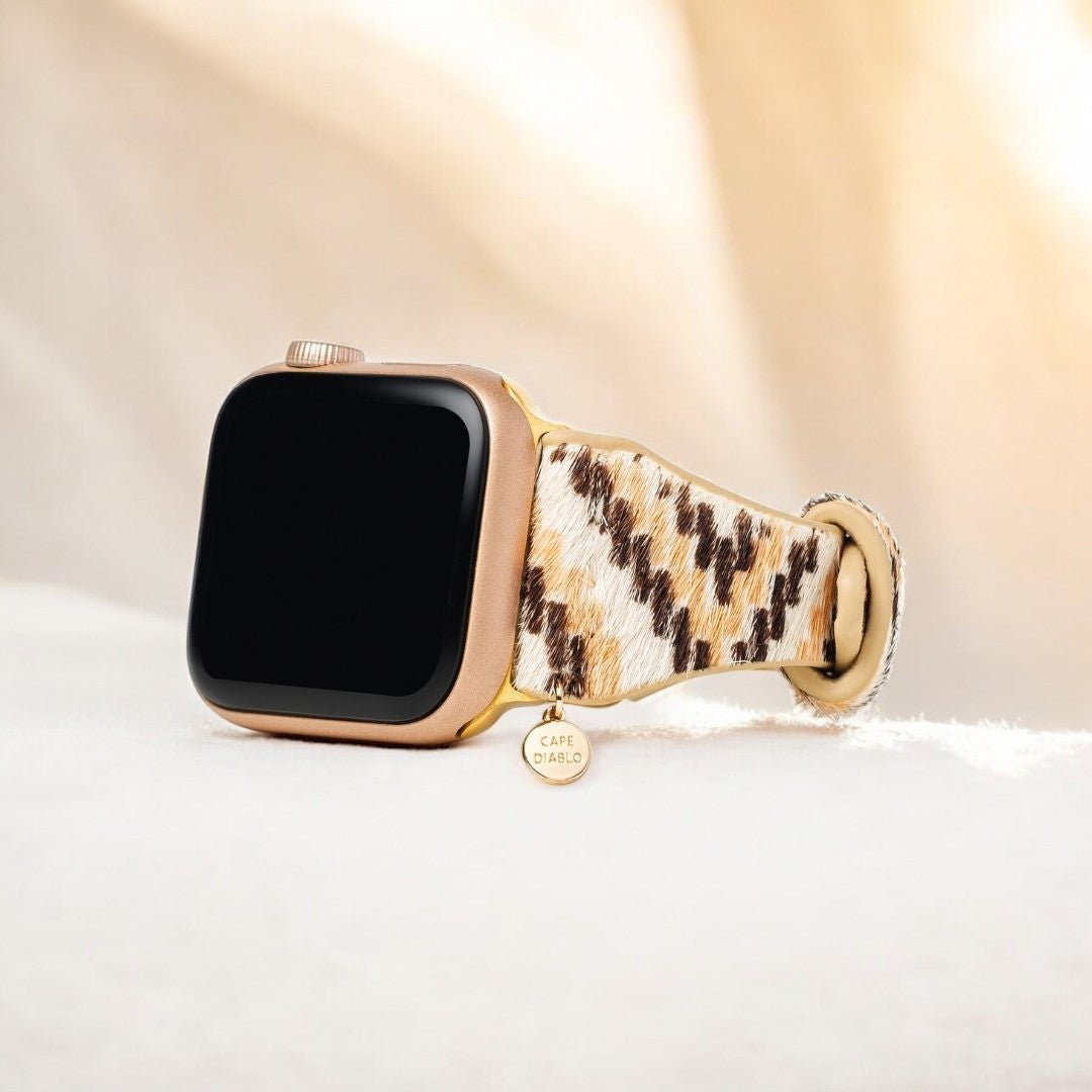 Correia de couro Ebony Escalade para Apple Watch