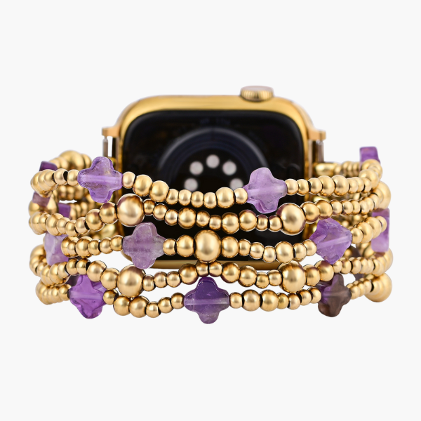 Pulseira Purple Majesty Cross Stretch para Apple Watch
