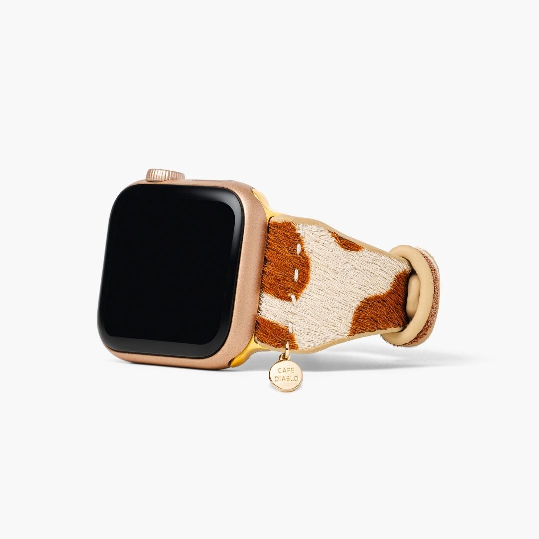 Pulseira de Couro Elegante Savannah para Apple Watch
