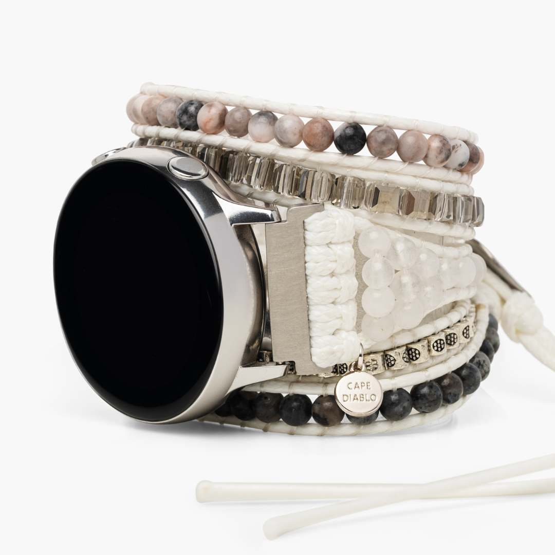 Pulseira Samsung Galaxy Watch de Labradorite Branco