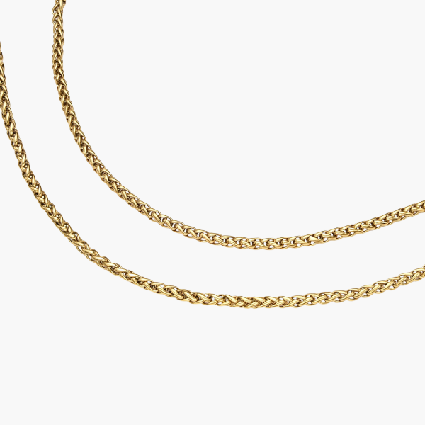 Cadeia de Trigo (Ouro) 3mm