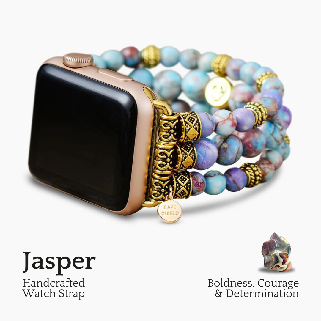 Pulseira Elástica Peaceful Jasper para Apple Watch