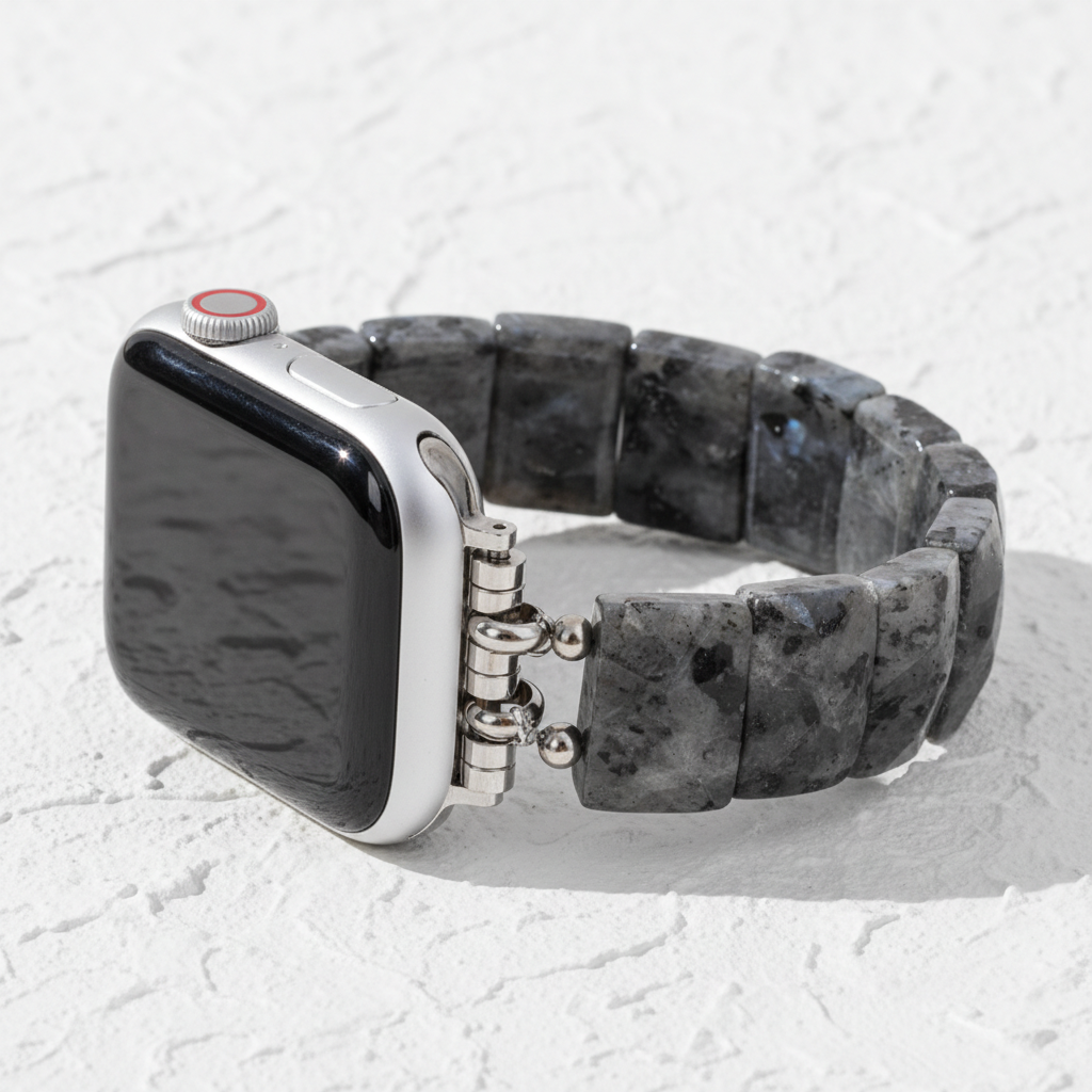 Correia Elástica Pedra Equilíbrio Meia-Noite para Apple Watch
