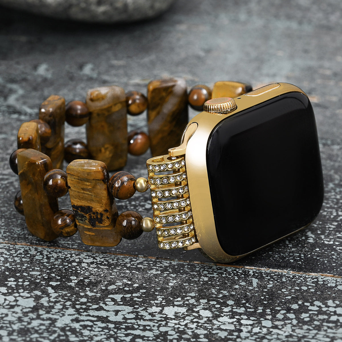 Correia Golden Tiger Strength para Apple Watch