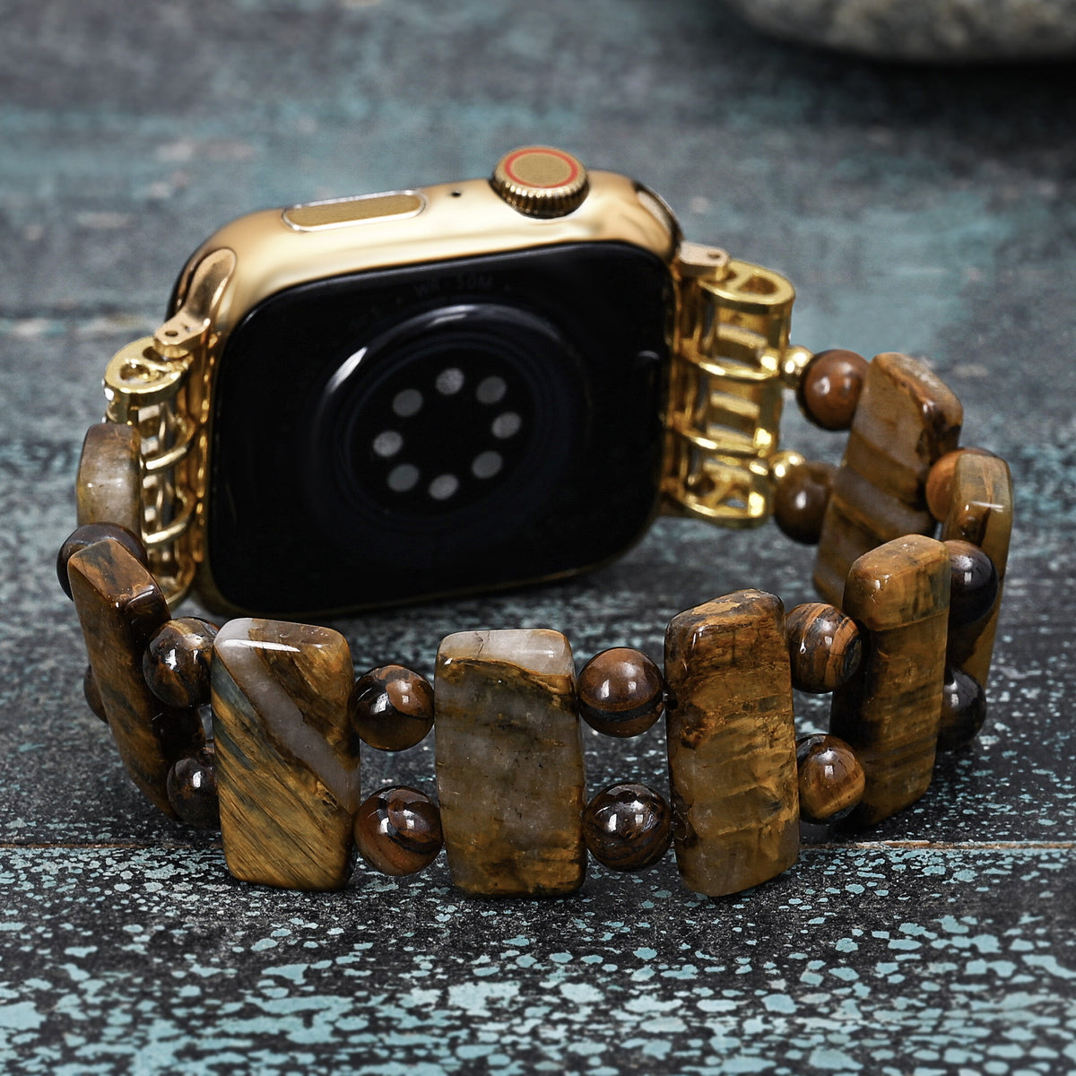 Correia Golden Tiger Strength para Apple Watch