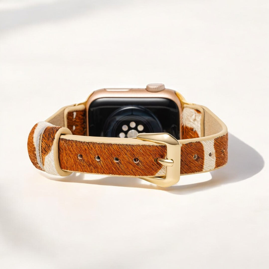 Pulseira de Couro Elegante Savannah para Apple Watch