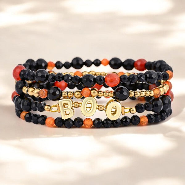 Conjunto de Pulseiras Halloween Pumpkin Patch