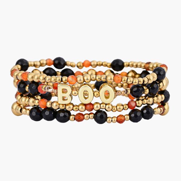 Conjunto de Pulseiras Luminosas Assustadoras de Halloween