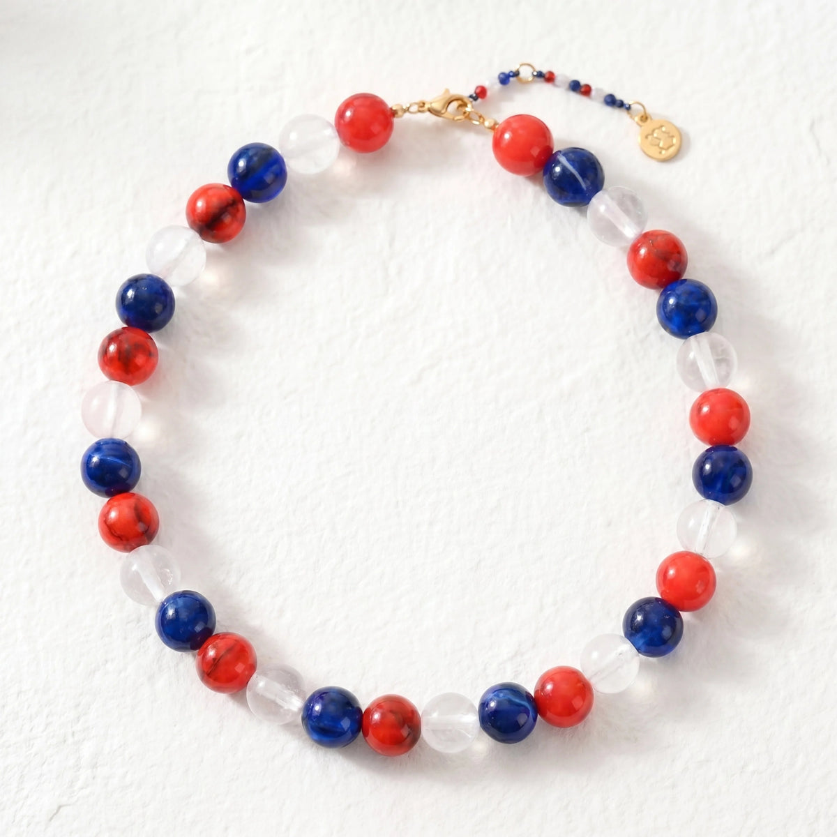 Colar Chunky America 250 com Contas
