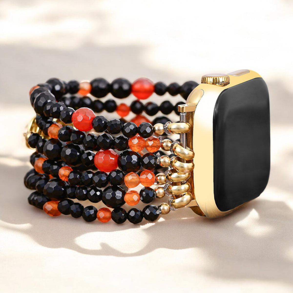 Pulseira Apple Watch com tema de Abóbora de Halloween