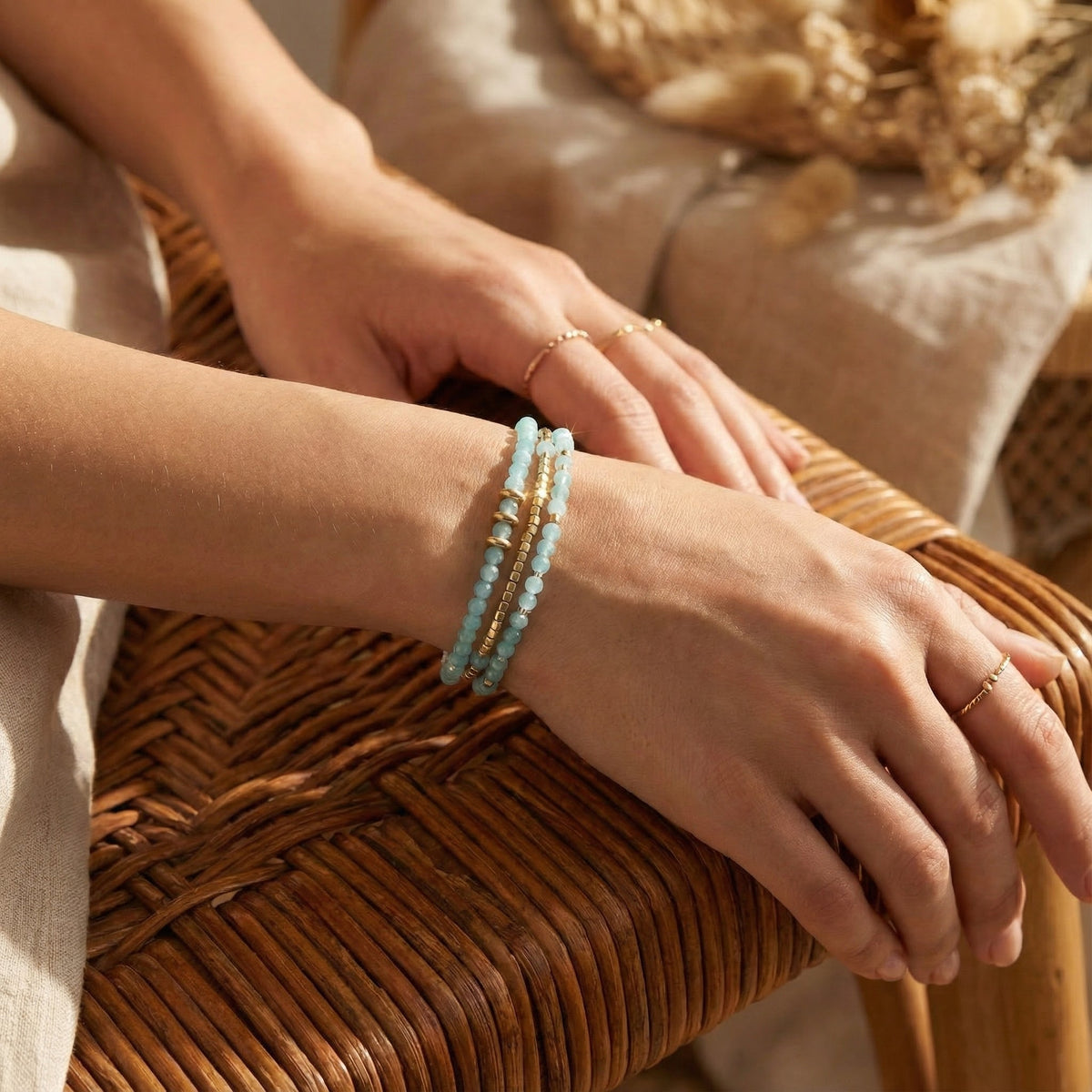 Pulseira/Colar Ocean Whisper Multi-Style