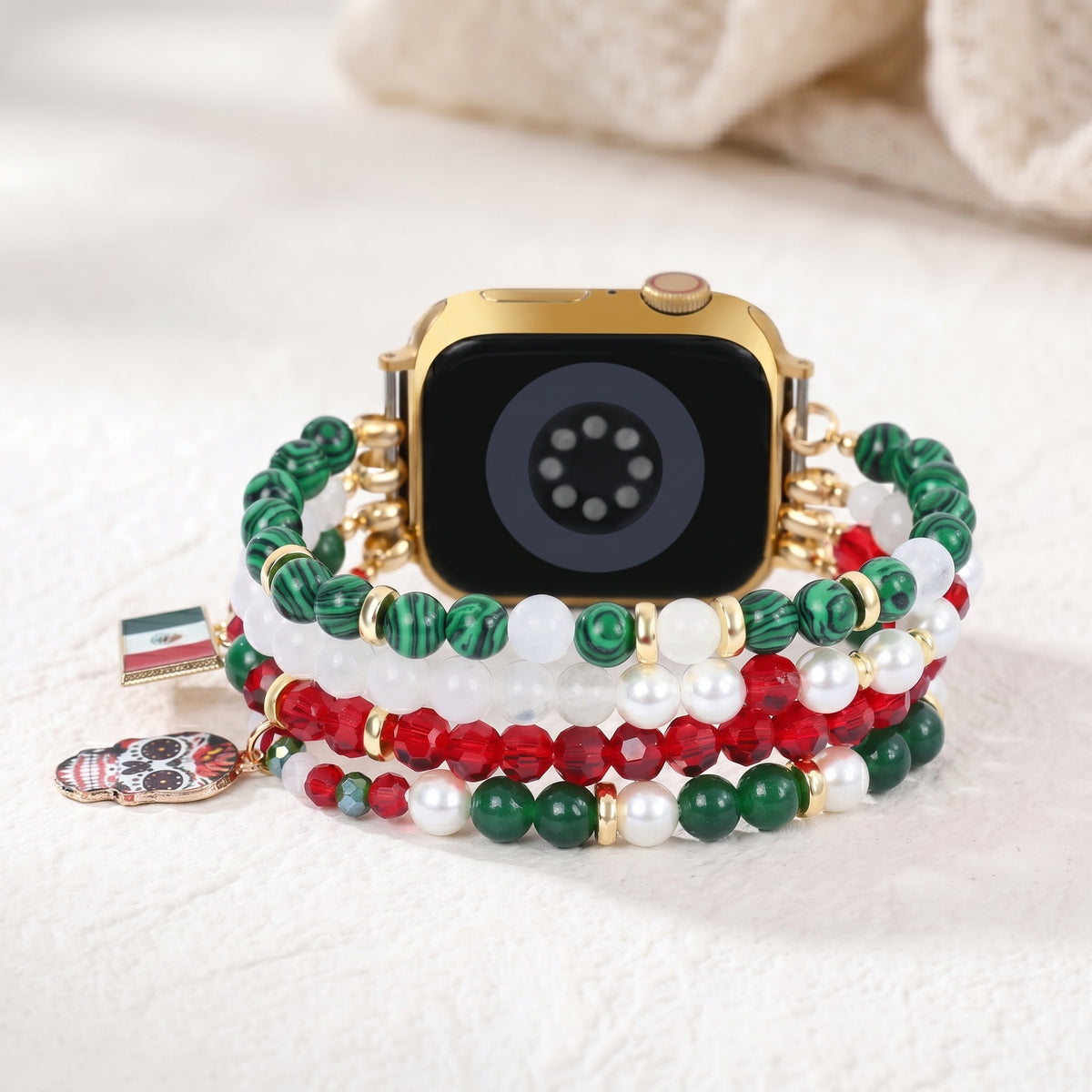 Correia Viva México Stretch para Apple Watch
