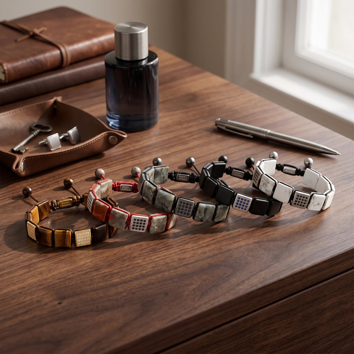 Pulseira de Pirite para Homem