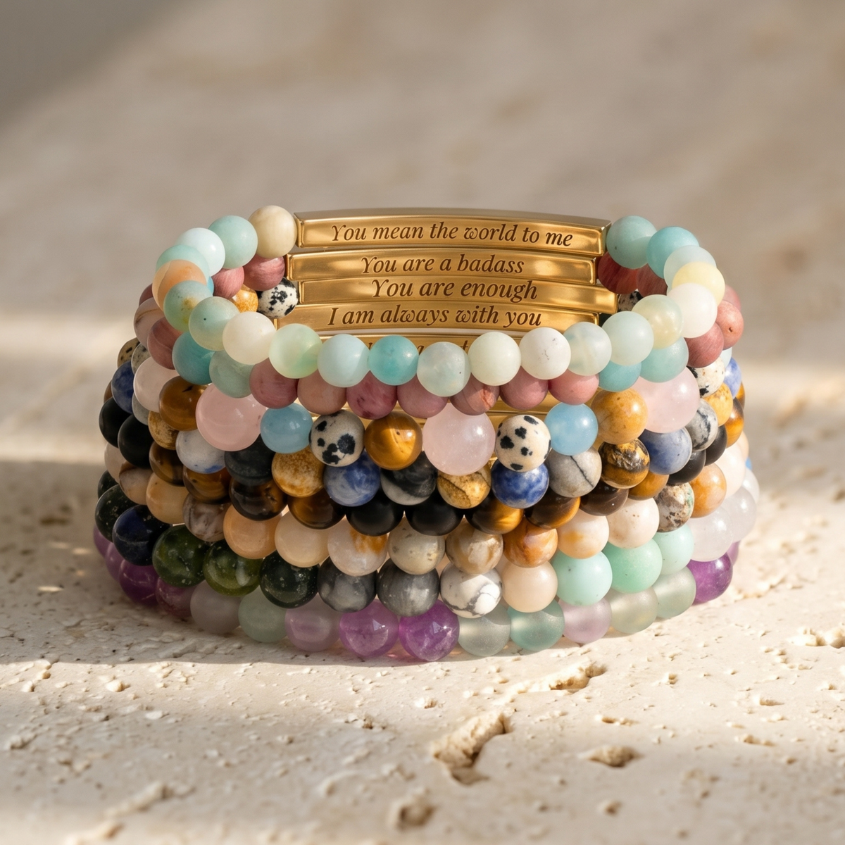 Pulseiras Secret Message Stone