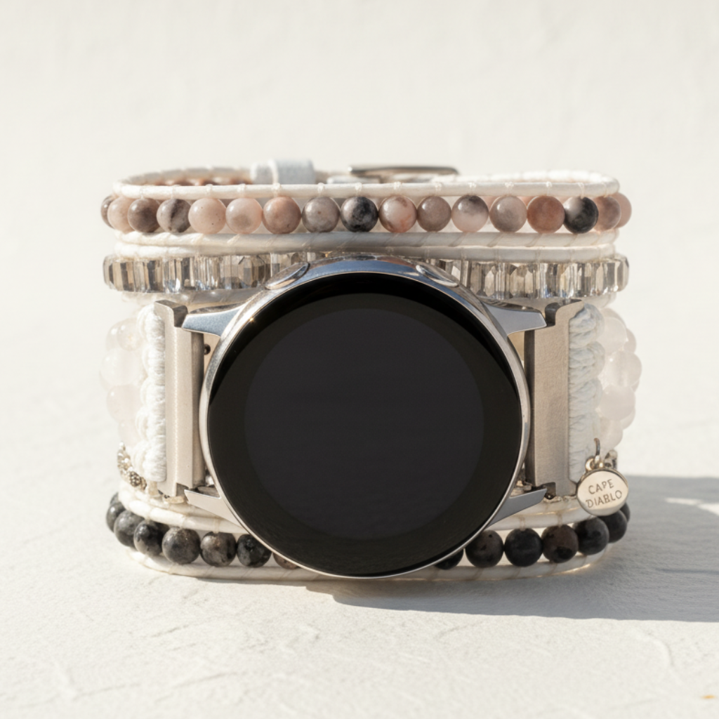 Pulseira Samsung Galaxy Watch de Labradorite Branco