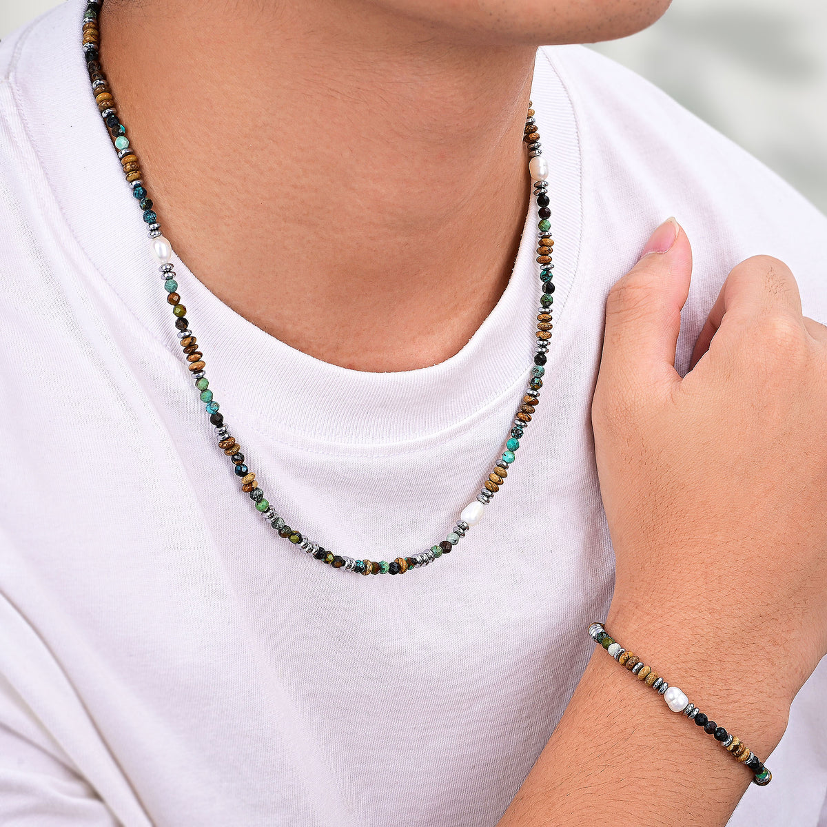 Colar Horizonte do Deserto para Homem