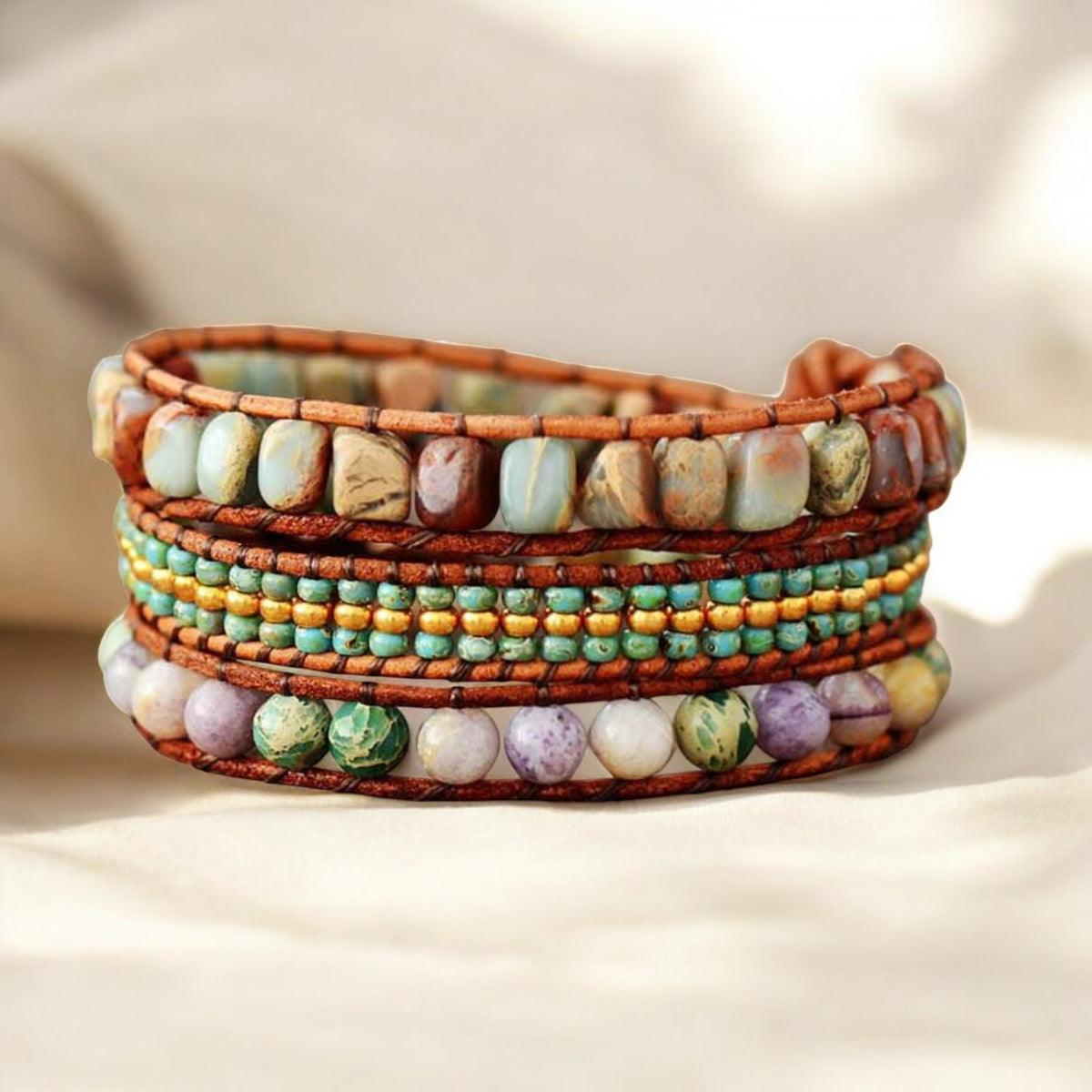 Pulseira tipo bracelete Bohemian Princess Wrap