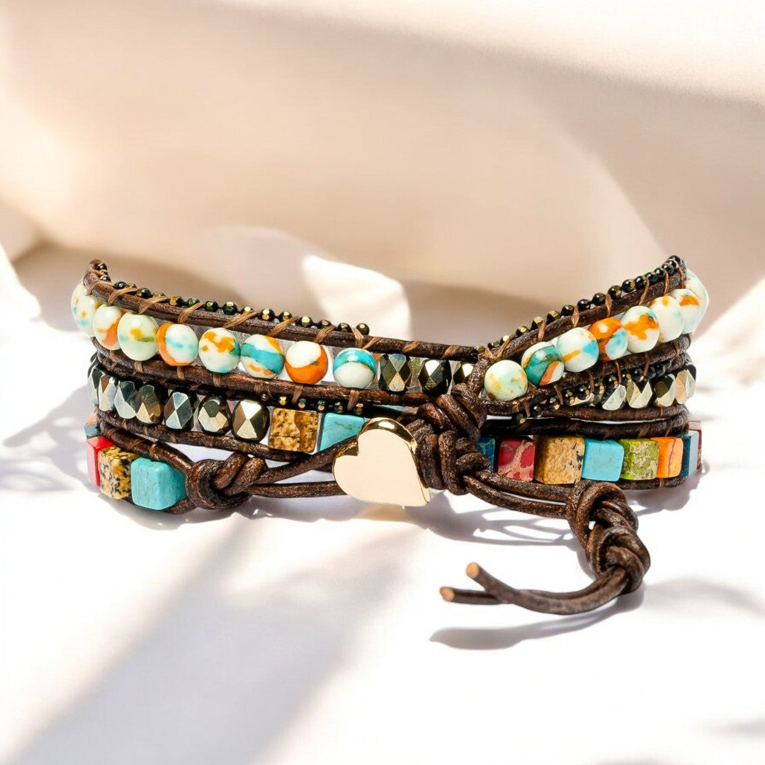 Pulseira Envolvente de Proteção Chakra Moonlight