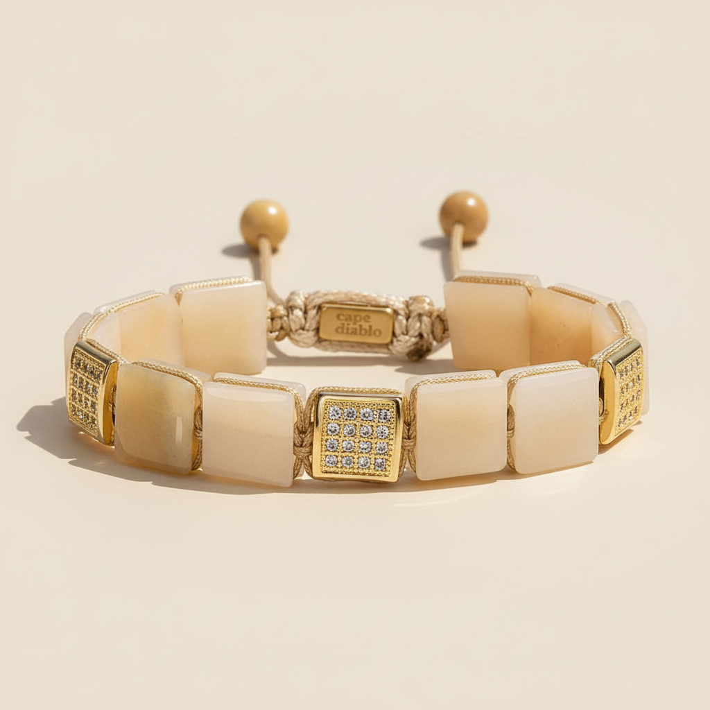 Pulseira de Pedra do Sol para Homem