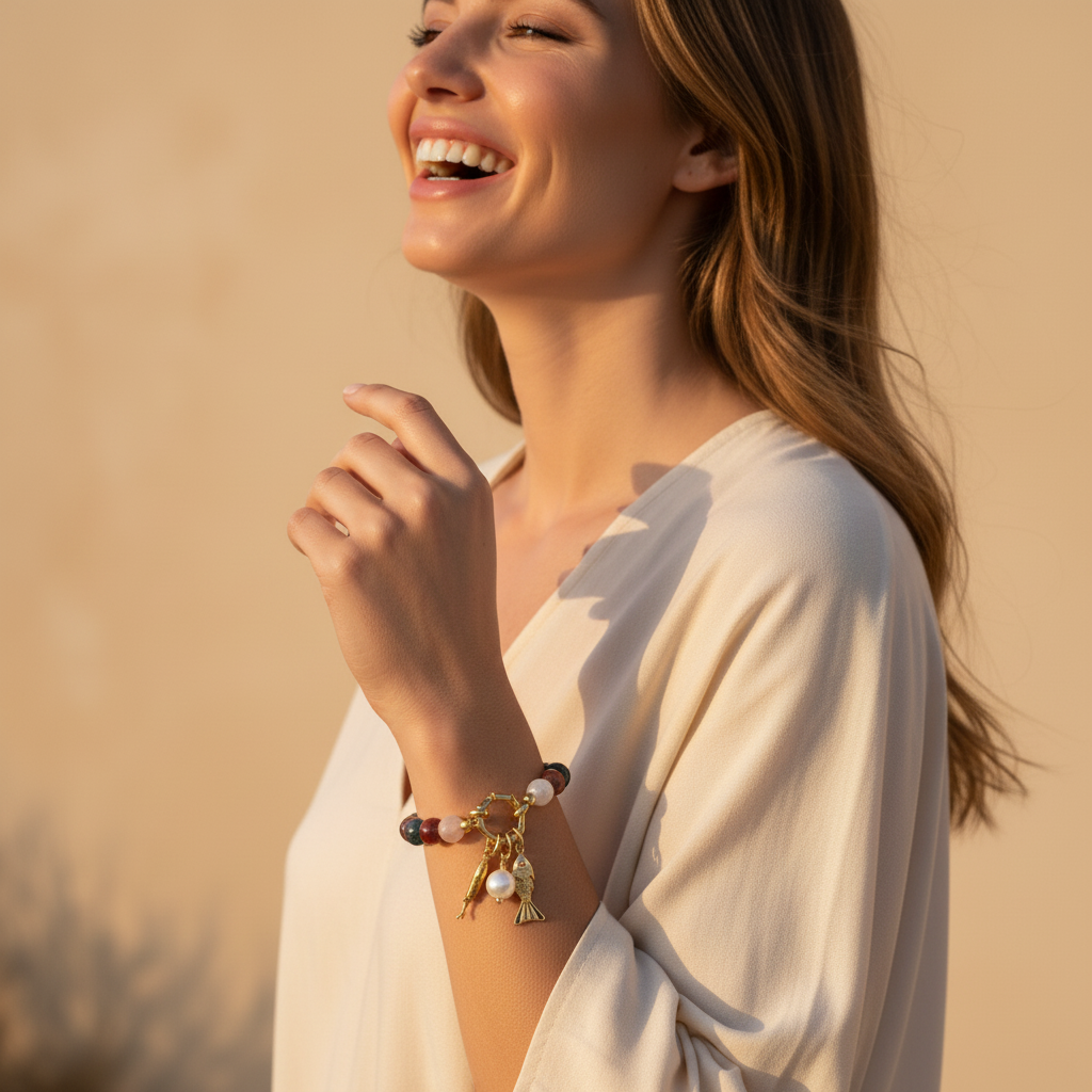 Pulseira de Charme Lapis Voyage