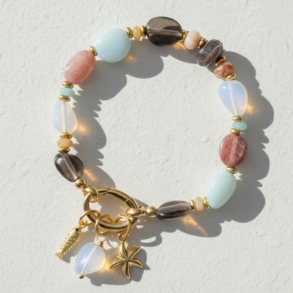 Pulseira Charm Aqua Dream