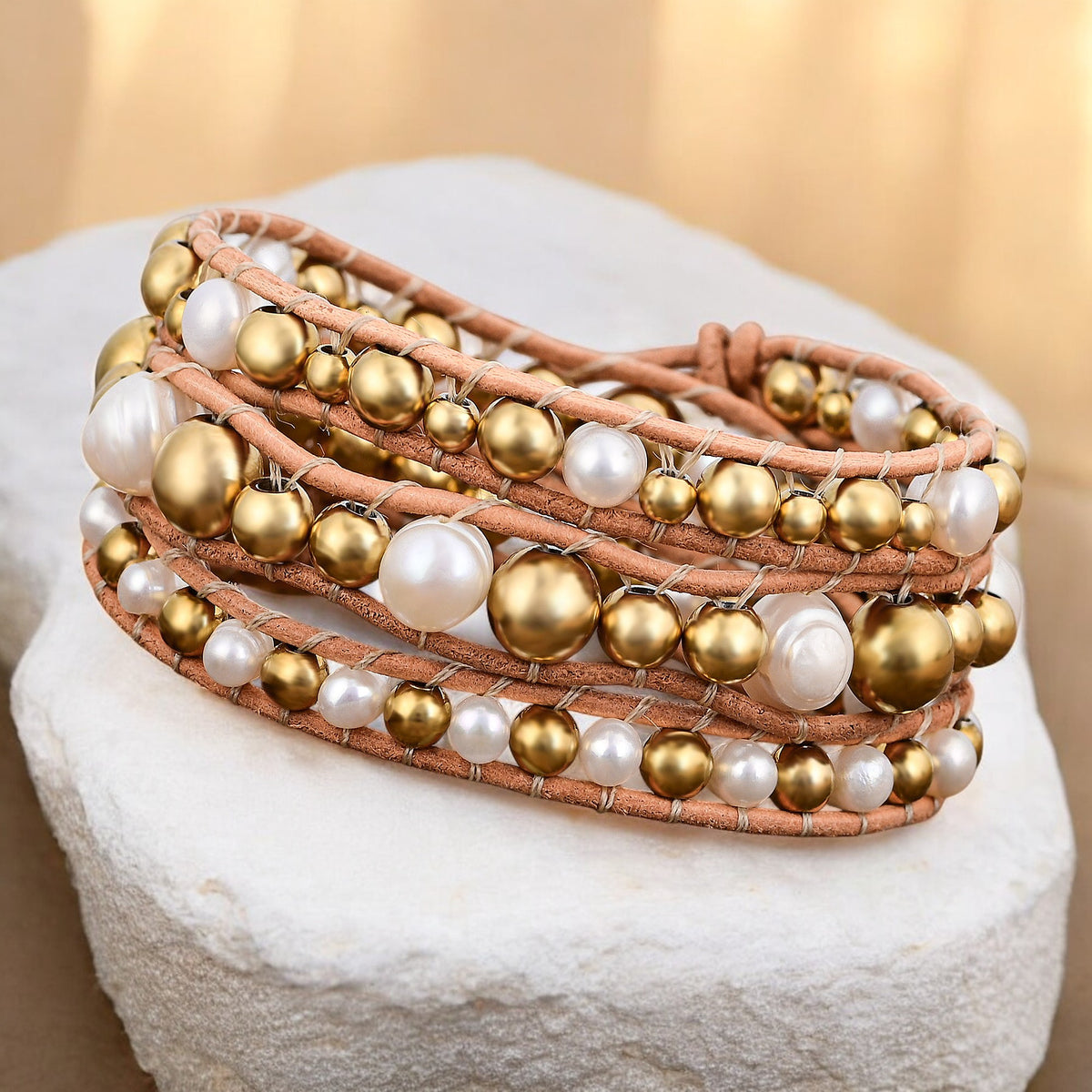 Pulseira Envolvente Pearl Bliss