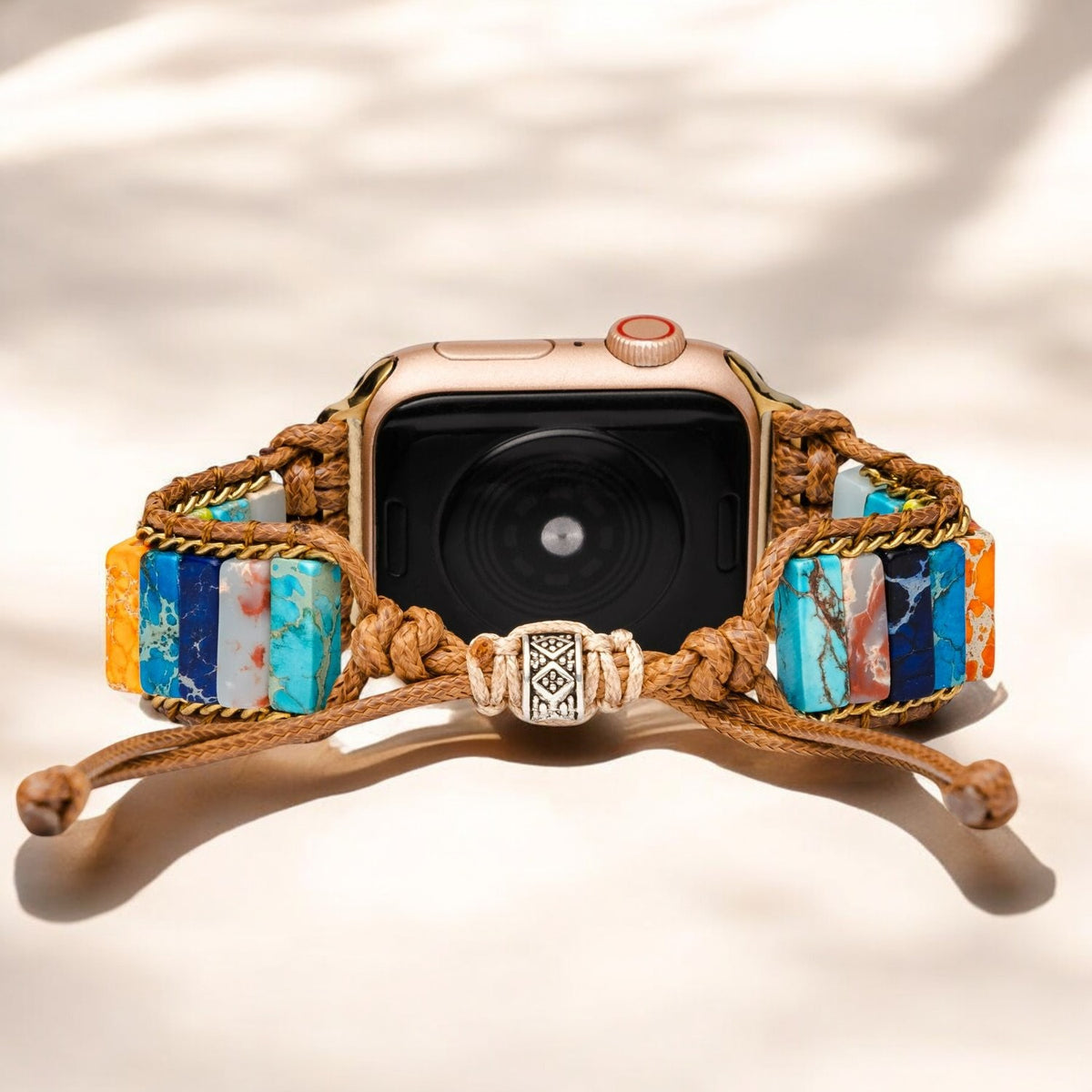 Pulseira de Proteção do Chakra de Cura para Apple Watch