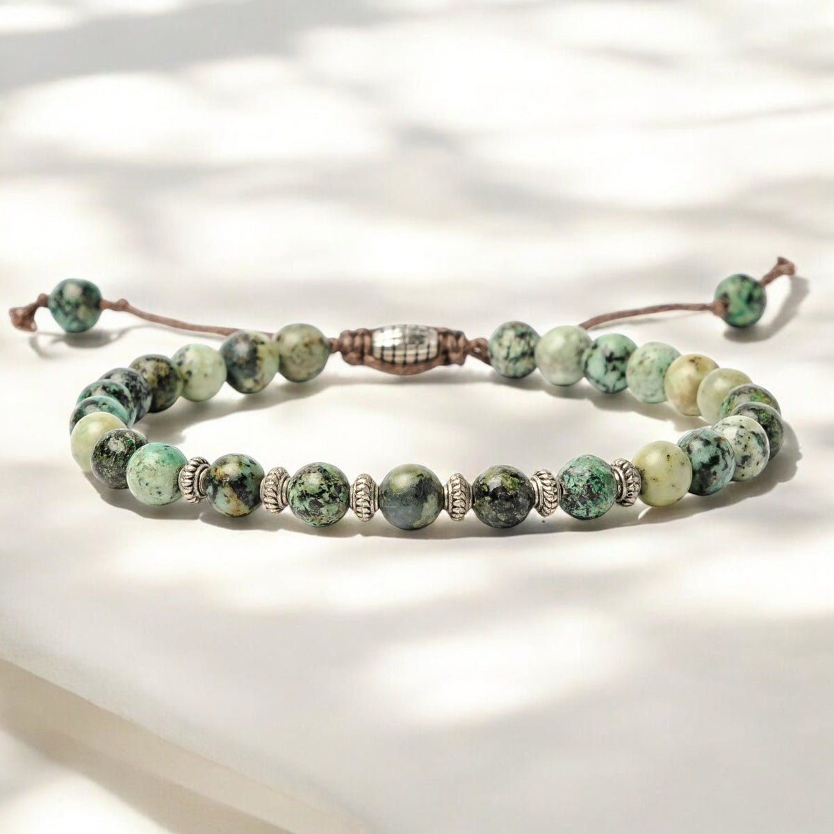 Pulseira Ragnar de Turquesa Africana para Homem