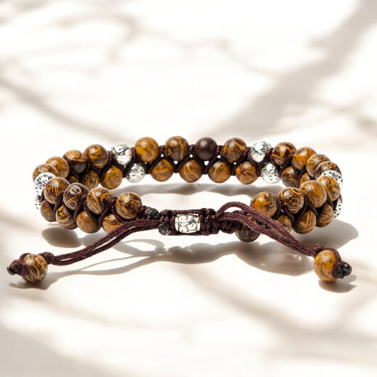 Pulseira Vintage Jasper para Homem