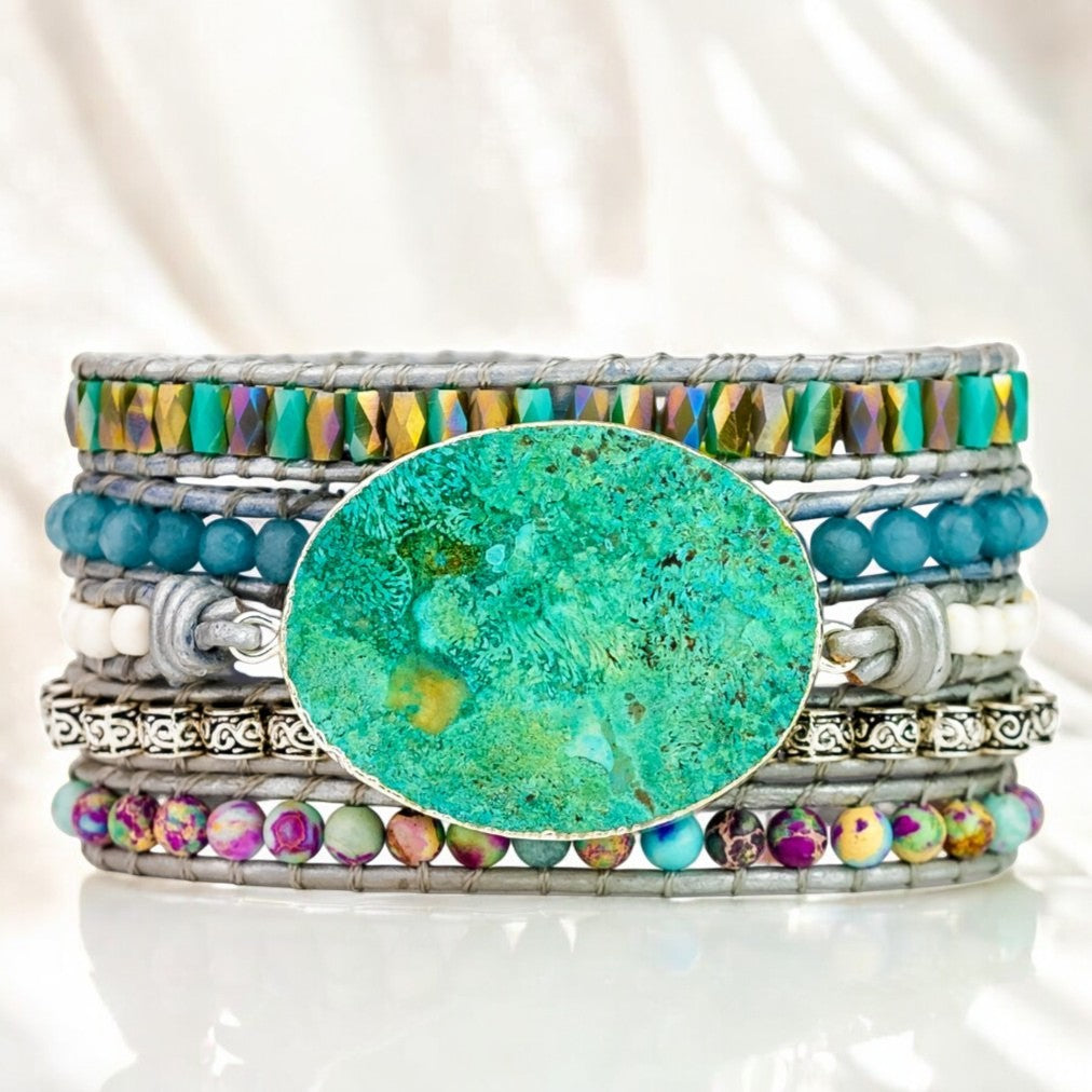 Pulseira de Proteção Ocean Jasper Wrap