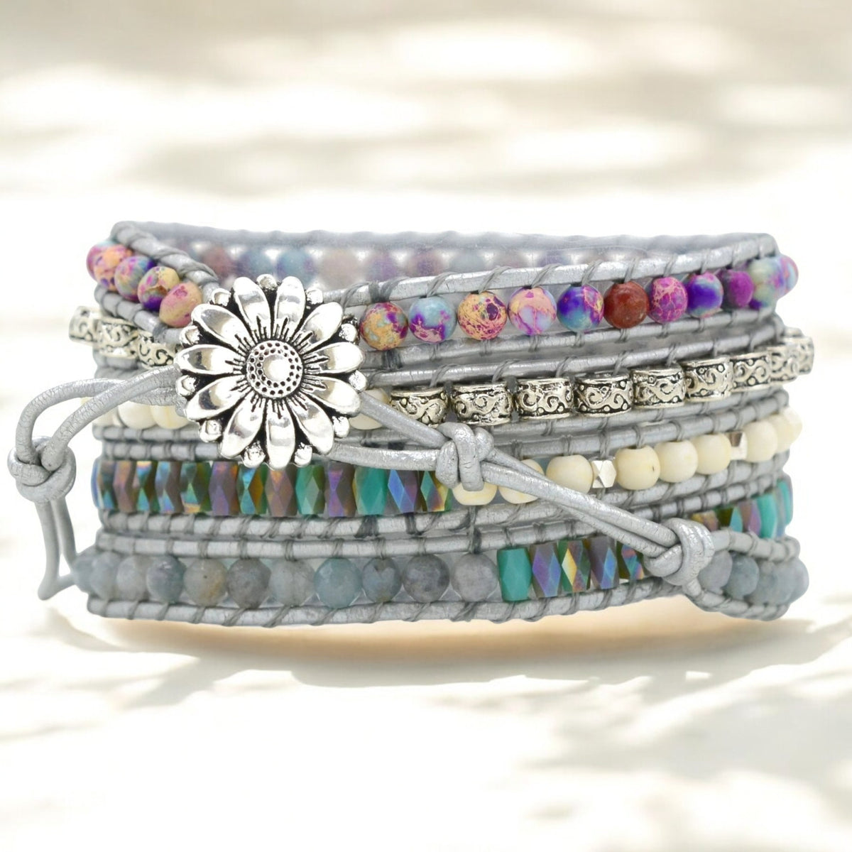 Pulseira de Proteção Ocean Jasper Wrap
