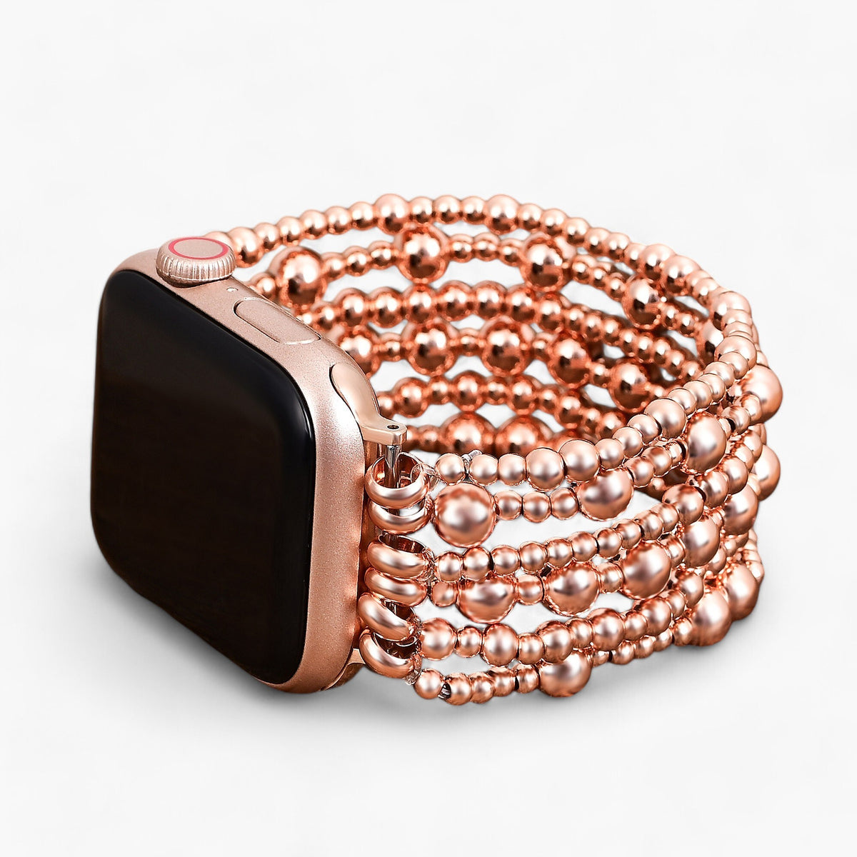 Pulseira Apple Watch Serenity em Ouro Rosa