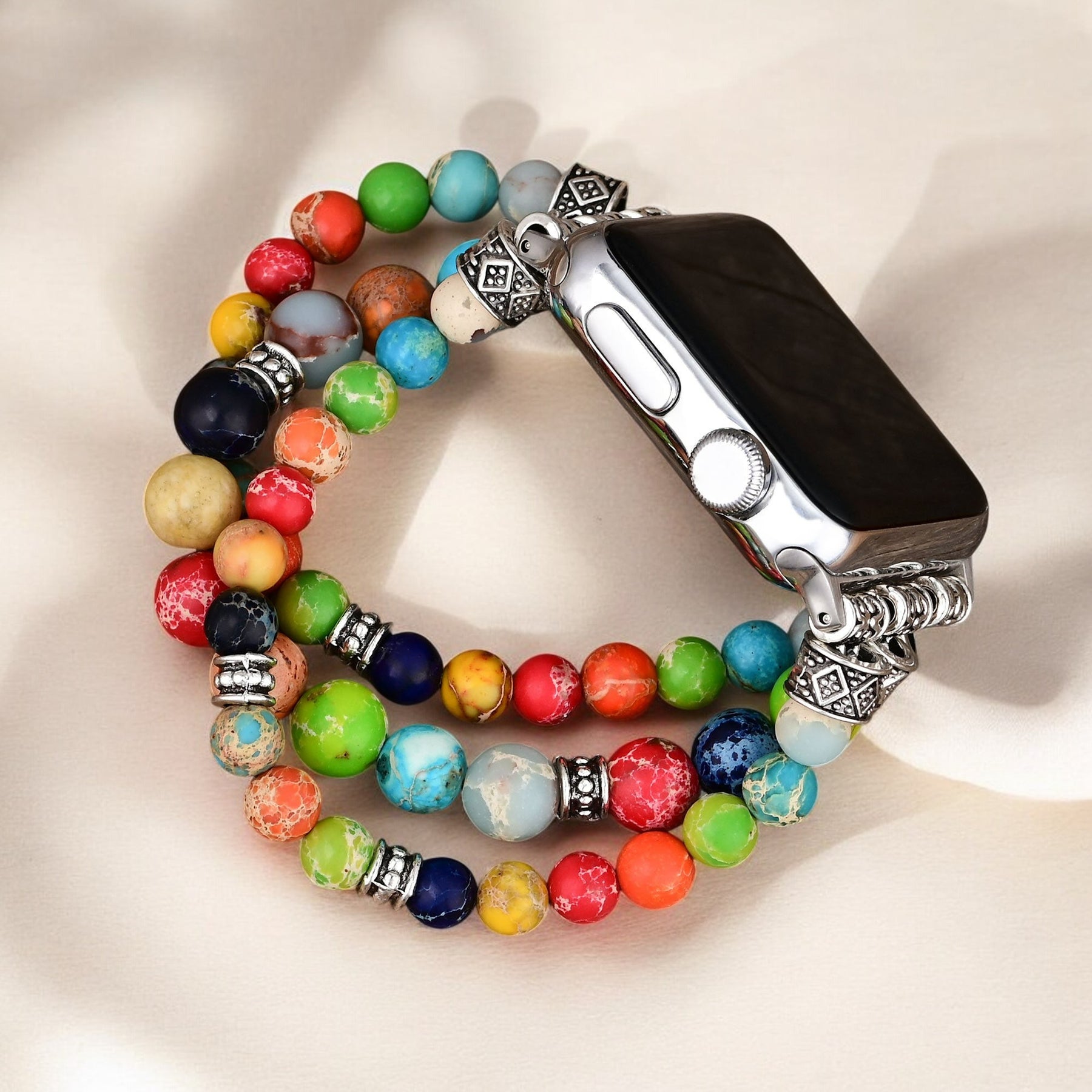 Pulseira para Apple Watch Vibrante Chakra Stretch