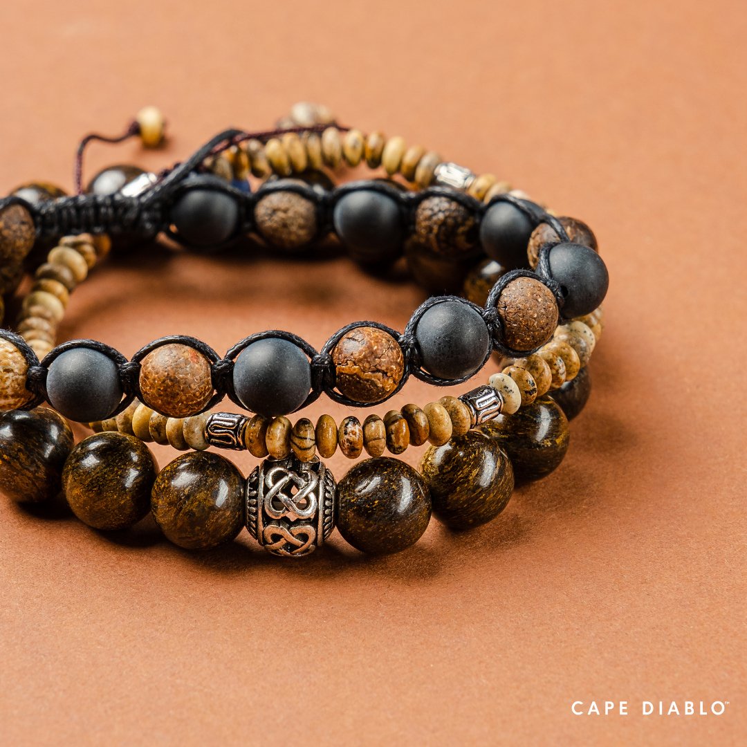 Men's Tibetan Jasper Bracelet - Cape Diablo