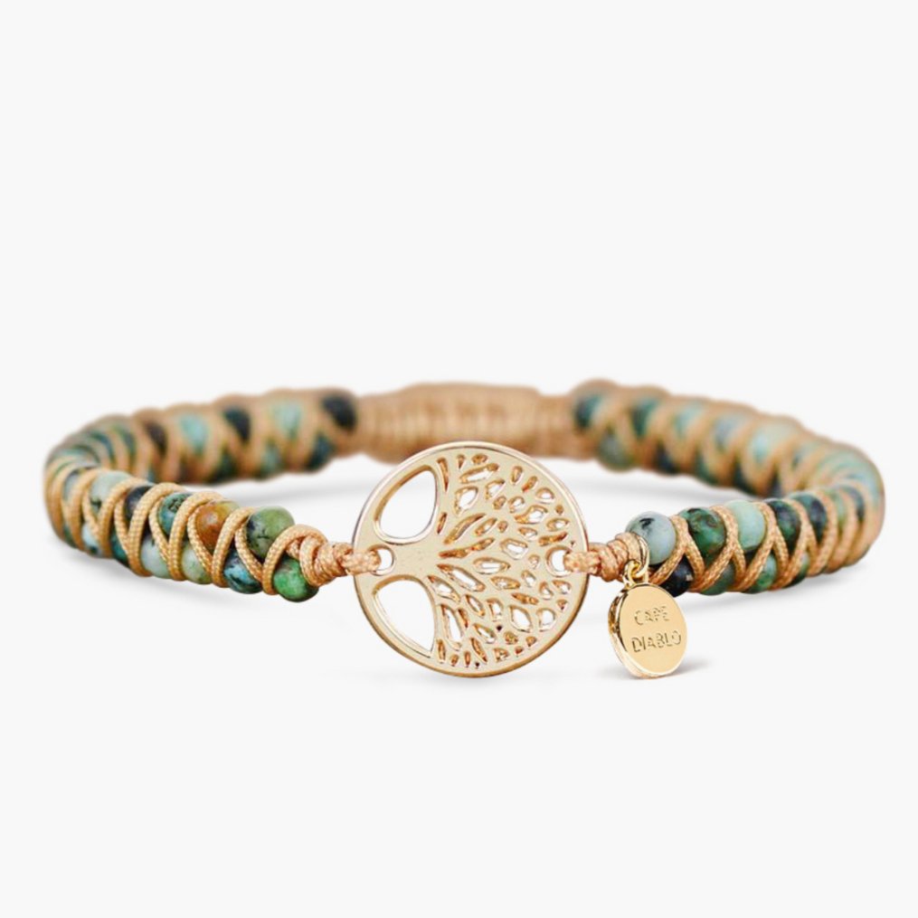 Tree of Life African Jasper Bracelet - Cape Diablo
