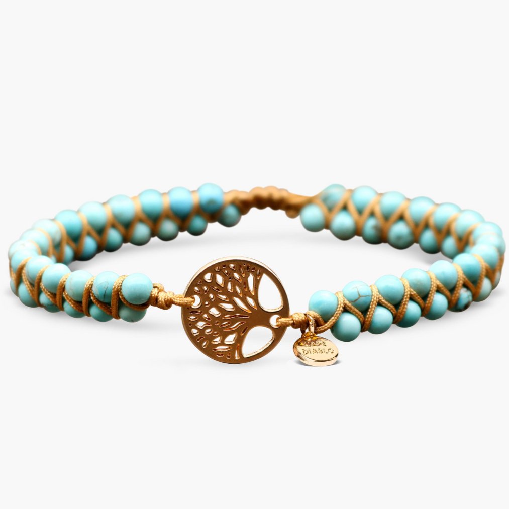 Tree of Life Turquoise Bracelet - Cape Diablo