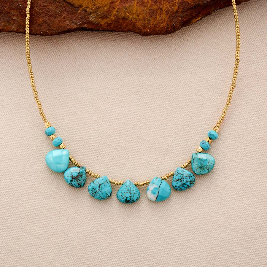 Turquoise Choker Necklace - Cape Diablo