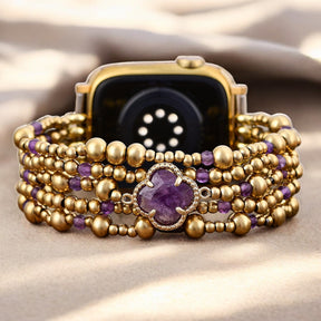Correia elástica de proteção Imperial Amethyst para Apple Watch