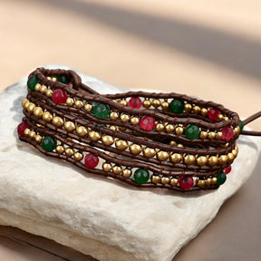 Pulseira Coração Envolvente de Feliz Natal
