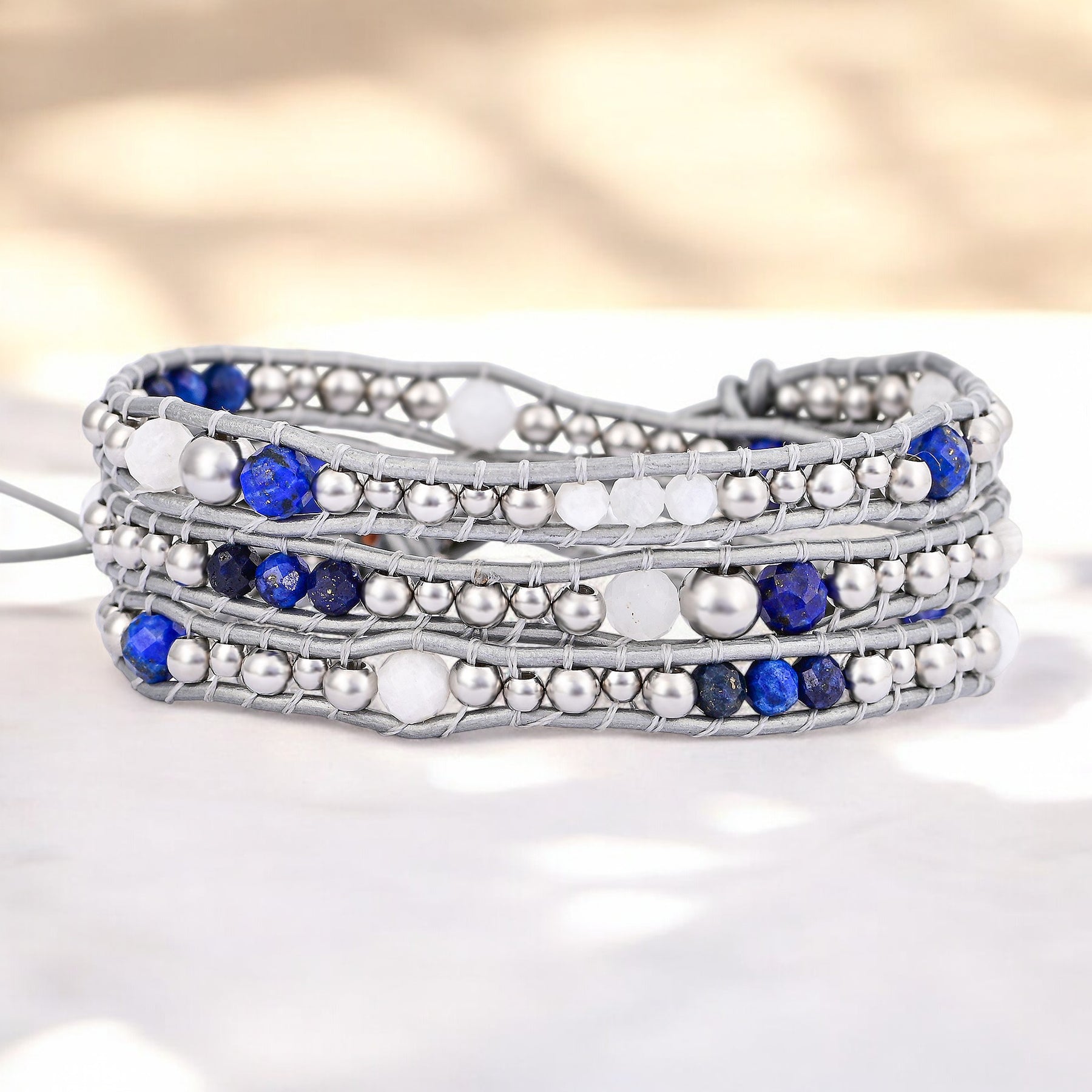 Pulseira Envolvente de Proteção Celestial Lápis