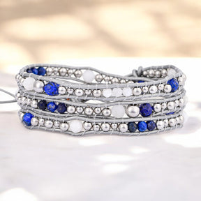 Pulseira Envolvente de Proteção Celestial Lápis