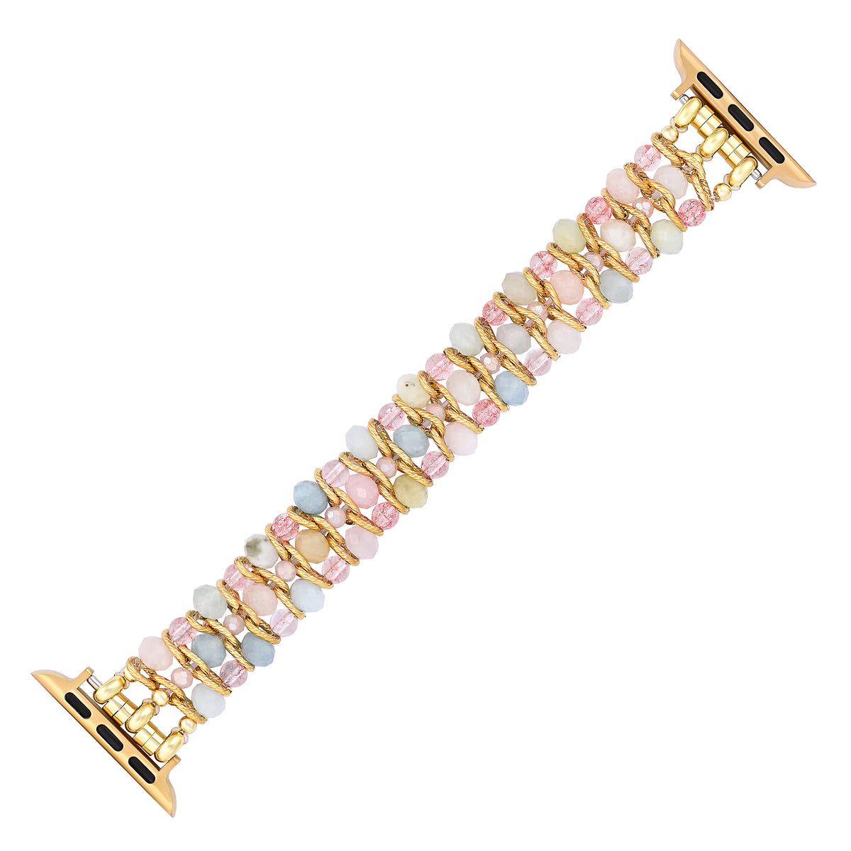 Pulseira Elástica Trançada Golden Dawn para Apple Watch