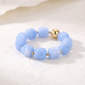 Pulseira robusta azul-celeste Azure